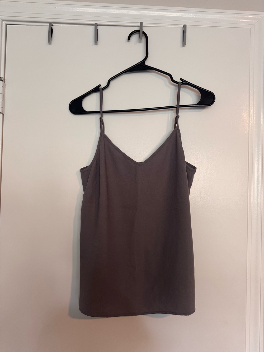 Banana Republic Grey V-Neck Spaghetti Strap Camisole